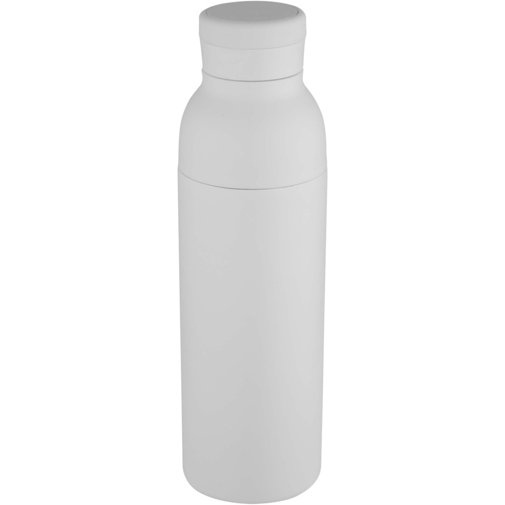Logotrade Werbeartikel das Foto: Illuminate 650 ml RCS doppelwandige Isolierflasche aus recyceltem Edelstahl