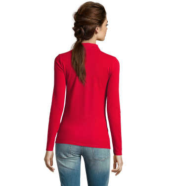 Logotrade Geschäftsgeschenke das Foto: PERFECT DAMEN LSL POLO  180