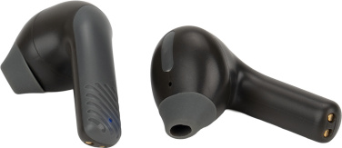 Logotrade Logogeschenke das Foto: Bluetooth-Lautsprecher HF01 mit integrierten Ohrhörern 2 in 1