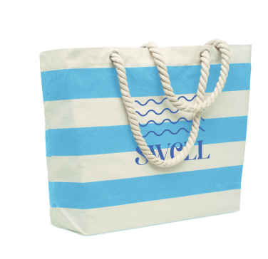 Logotrade Werbegeschenke das Foto: Strandtasche Baumwolle 220 g