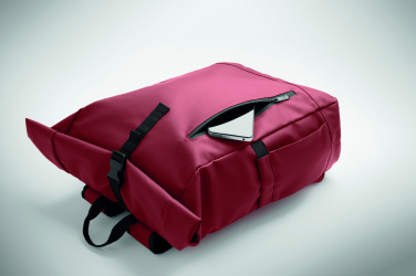 Logotrade Werbegeschenke das Foto: Rolltop-Rucksack 600D RPET