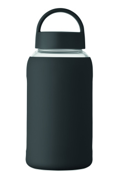 Logotrade Werbegeschenke das Foto: Flasche Borosilikatglas 600ml