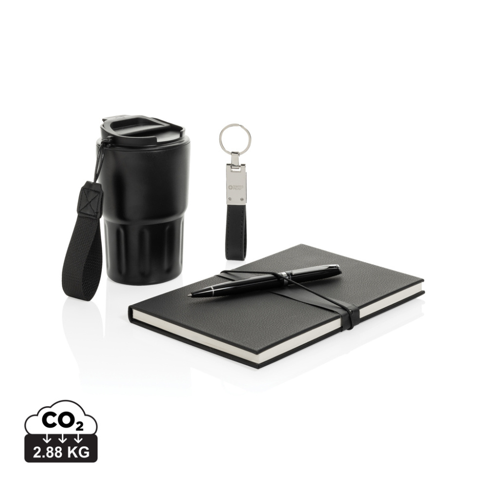 Logotrade Werbegeschenke das Foto: Swiss Peak RCS Deluxe Business-Set mit Becher