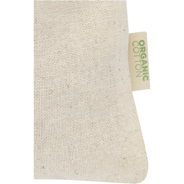 Logotrade Firmengeschenke das Foto: Odisha 140 g/m² OCS Bio-Geschenktasche – 15 × 10 cm