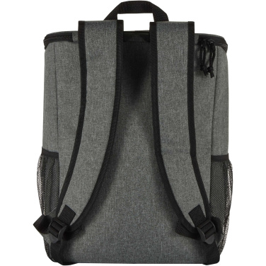 Logotrade Firmengeschenke das Foto: Tundra GRS recycelter Picknickkühlrucksack mit Besteckset 20L
