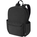 Recanvas 15,6” GRS recycelter City-Rucksack 16L, Schwarz