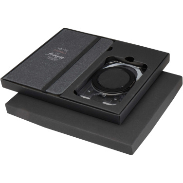 Logotrade Firmengeschenke das Foto: Kern A6 Hardcover Notizbuch und MagSafe Wallet Set