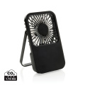 Aervina wiederaufladbarer Tischventilator aus RCS rec. ABS, Schwarz