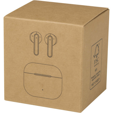 Logotrade werbemittel das Foto: Altais True Wireless Bluetooth® Headset aus recyceltem Kunststoff