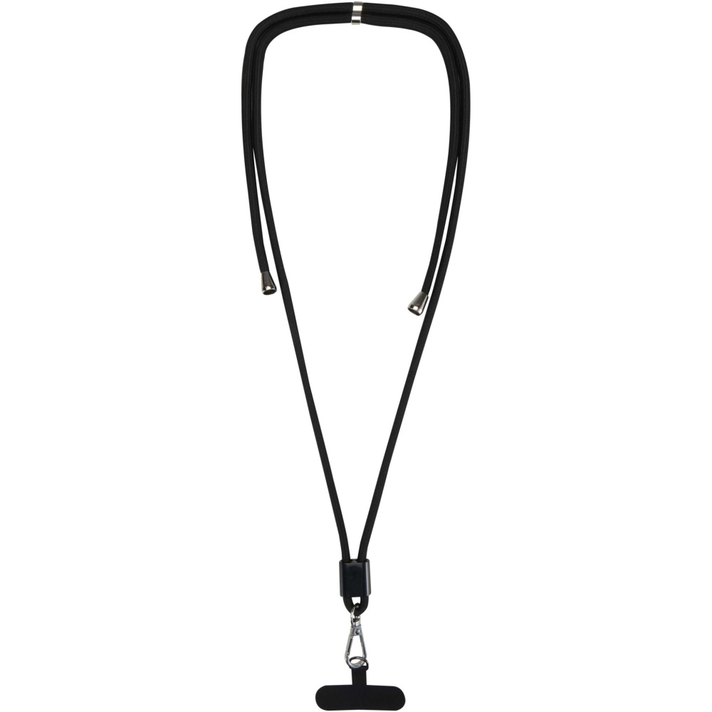 Logotrade werbemittel das Foto: Vega verstellbares, recyceltes Smartphone Lanyard