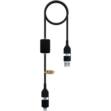 Logotrade Werbeartikel das Foto: SCX.design C32 60W Ladekabel mit Schalter und Leuchtlogo