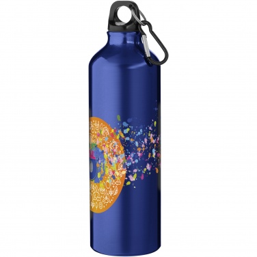 Logo trade advertising product photo of: Oregon 770 ml aluminium water bottle with carabiner
