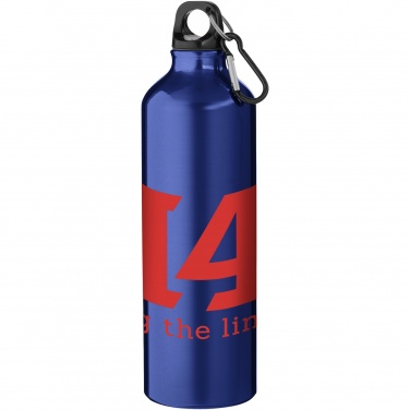 Logo trade promotional giveaways picture of: Oregon 770 ml aluminium water bottle with carabiner