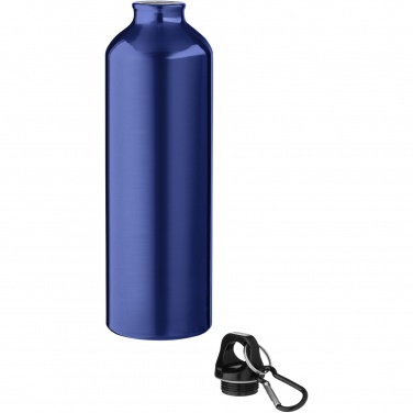 Logotrade advertising product image of: Oregon 770 ml aluminium water bottle with carabiner
