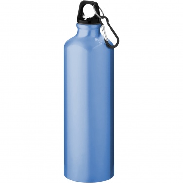 Logo trade advertising product photo of: Oregon 770 ml aluminium water bottle with carabiner