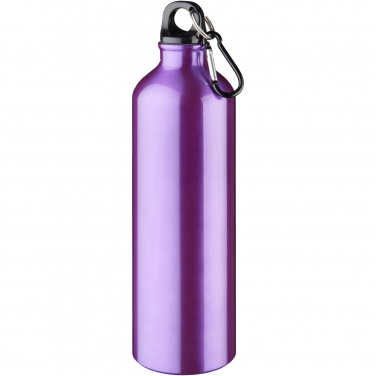 Logo trade promotional giveaways picture of: Oregon 770 ml aluminium water bottle with carabiner
