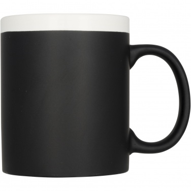Logo trade advertising products image of: Chalk-write 330 ml ceramic mug