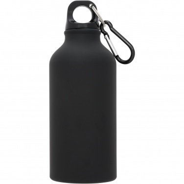 Logotrade promotional merchandise photo of: Oregon 400 ml matte water bottle with carabiner