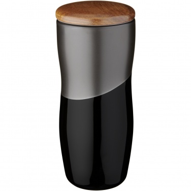 Logotrade advertising products photo of: Double-walled ceramic tumbler Reno 370 ml