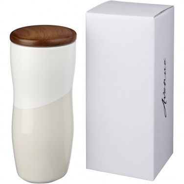 Logotrade promotional merchandise photo of: Double-walled ceramic tumbler Reno 370 ml