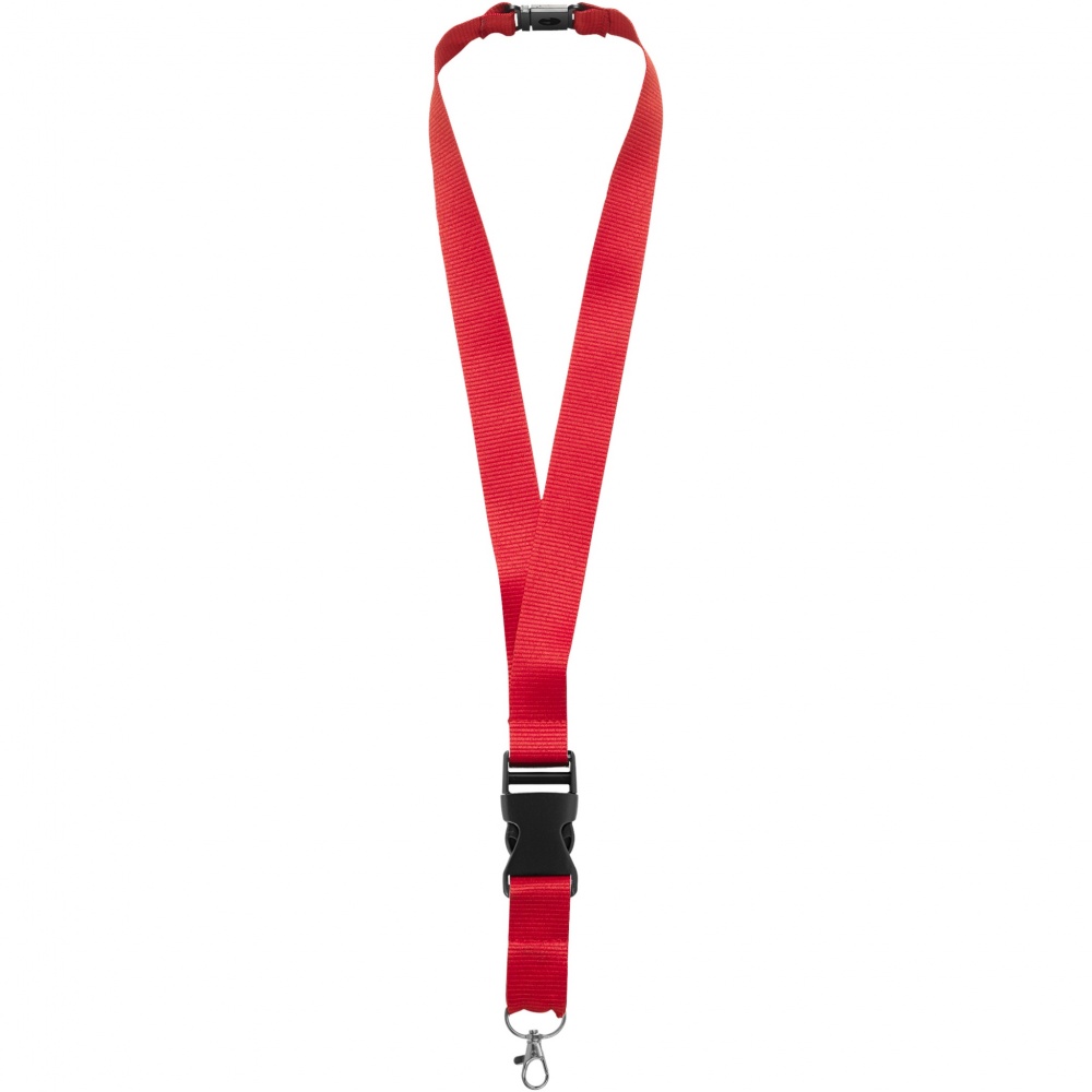 Logotrade promotional item image of: Yogi lanyard detachable buckle break-away closure