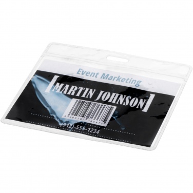 Logo trade promotional merchandise picture of: Serge transparent badge holder