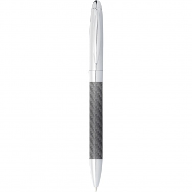 Logotrade advertising product image of: Winona ballpoint pen with carbon fibre details