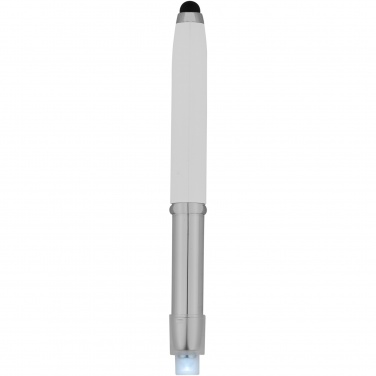 Logo trade promotional giveaway photo of: Xenon stylus ballpoint pen with LED light