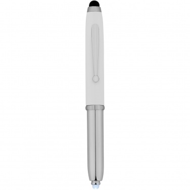 Logo trade promotional merchandise picture of: Xenon stylus ballpoint pen with LED light