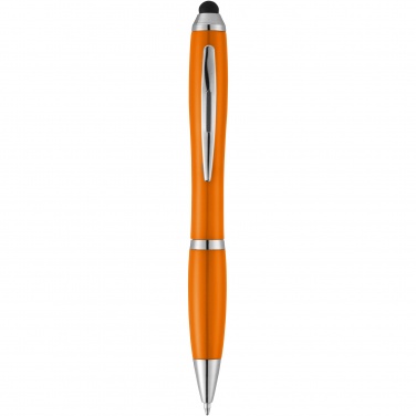 Logotrade business gift image of: Nash stylus ballpoint pen with coloured grip
