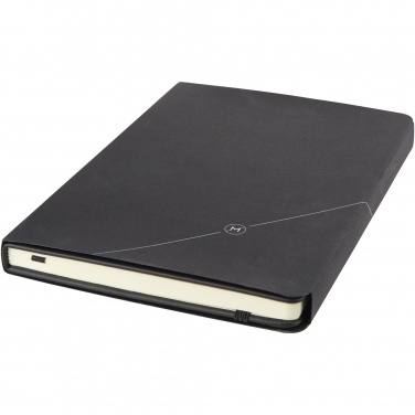 Logo trade promotional items picture of: Theta A5 hard cover notebook