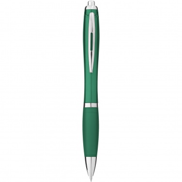 Logo trade promotional product photo of: Nash ballpoint pen coloured barrel and grip