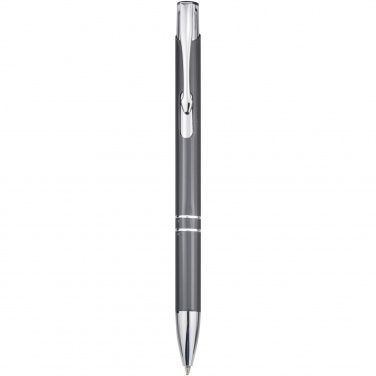 Logotrade promotional giveaways photo of: Moneta aluminium click ballpoint pen (blue ink)