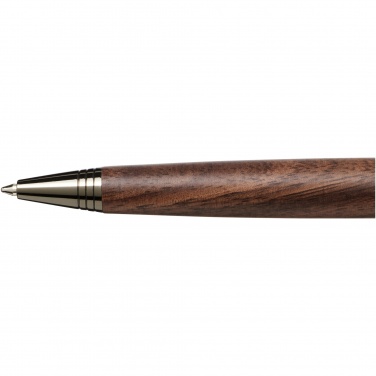 Logo trade business gift photo of: Loure wood barrel ballpoint pen