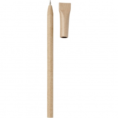 Logo trade promotional giveaways image of: Asilah recycled paper ballpoint pen