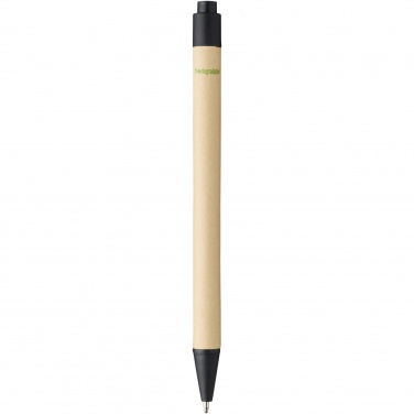 Logotrade promotional product picture of: Berk recycled carton and corn plastic ballpoint pen