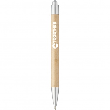 Logo trade promotional merchandise picture of: Tiflet recycled paper ballpoint pen