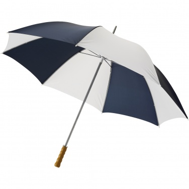 Logo trade promotional item photo of: Karl 30" golf umbrella with wooden handle