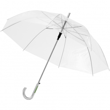 Logo trade corporate gifts image of: Kate 23" transparent auto open umbrella