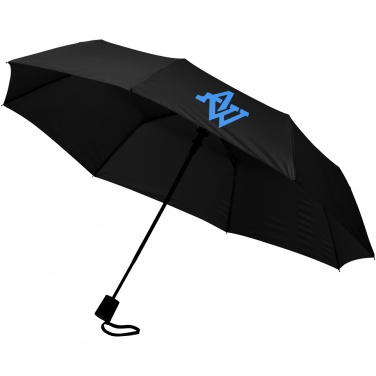 Logo trade promotional items image of: Wali 21" foldable auto open umbrella