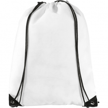 Logo trade promotional items image of: Evergreen non-woven drawstring bag 5L