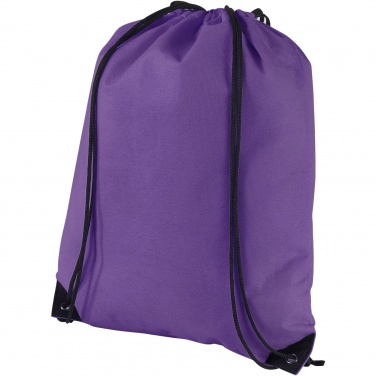 Logo trade corporate gift photo of: Evergreen non-woven drawstring bag 5L