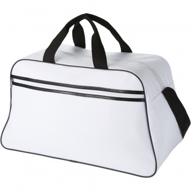 Logo trade promotional item photo of: San Jose 2-stripe sports duffel bag 30L