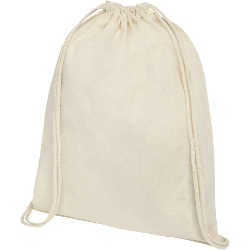 Logotrade advertising product image of: Oregon 100 g/m² cotton drawstring bag 5L