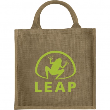 Logo trade business gift photo of: Chennai jute tote bag 16L