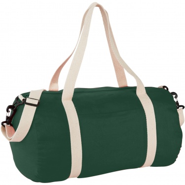 Logo trade business gifts image of: Cochichuate cotton barrel duffel bag 25L