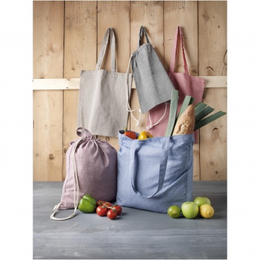 Logo trade promotional gift photo of: Pheebs 150 g/m² recycled drawstring bag 6L