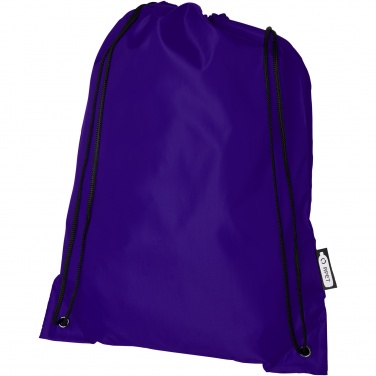 Logo trade promotional products image of: Oriole RPET drawstring bag 5L