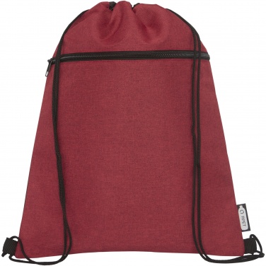 Logo trade corporate gifts image of: Ross RPET drawstring bag 5L