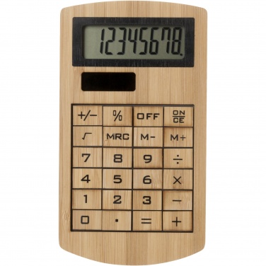 Logotrade promotional gift picture of: Eugene calculator made of bamboo